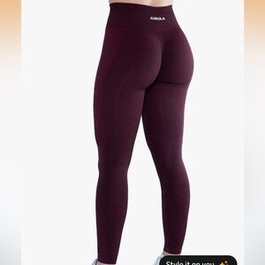 AURORA Women's Burgundy Leggings